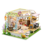 2Kids Toys miniatura domečku Kočičí kavárna se zahrádkou