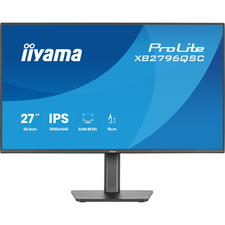 iiyama ProLite/XB2796QSC-B1/27"/IPS/QHD/75Hz/4ms/Černá/3R