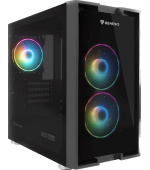 Genesis IRID 353/Micro Tower/Transpar./Černá