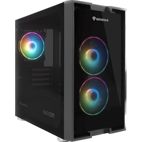 Genesis IRID 353/Micro Tower/Transpar./Černá