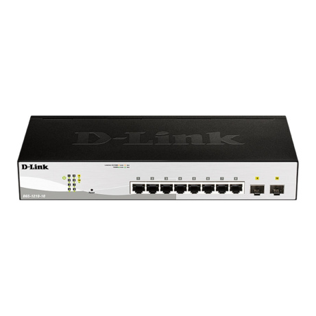 D-Link DGS-1210-10, 10-Port Gigabit Smart Switch with 2x SFP ports