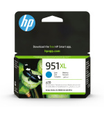 HP 951XL Cyan Ink Cart, 24 ml, CN046AE (1,500 pages)