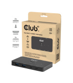 Club3D KVM Switch, 2xUSB-C na HDMI, 4K60Hz, PD 100W