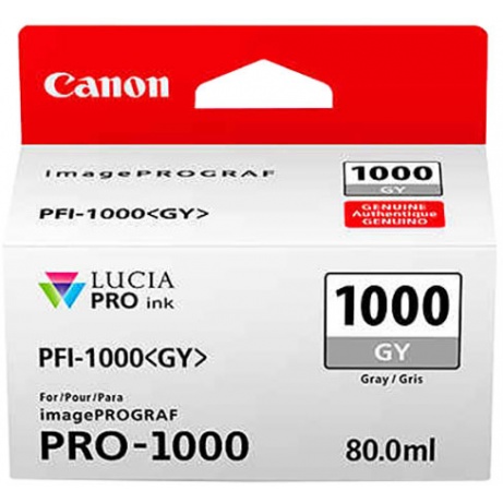 Canon PFI-1000 GY, šedý