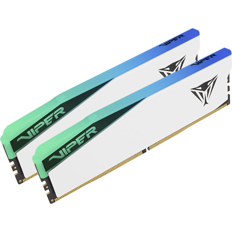 Patriot Viper Elite 5/DDR5/64GB/6200MHz/CL42/2x32GB/RGB/White