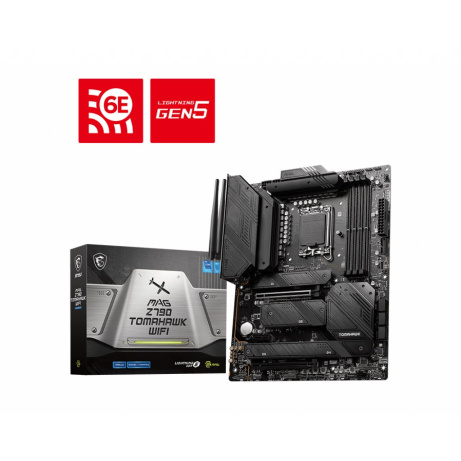 BAZAR - MSI MB Sc LGA1700 MAG Z790 TOMAHAWK WIFI, Intel Z790, 4xDDR5, 1xDP, 1xHDMI, WI-FI - Po opravě (Bez příšlušenství