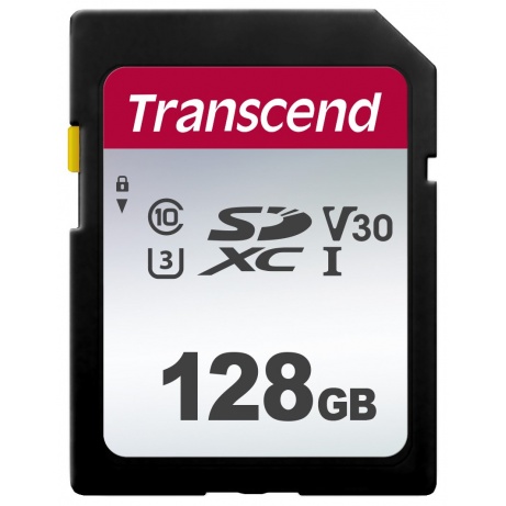 TRANSCEND SDXC karta 128GB 300S, UHS-I U3 V30 (R:100W:25 MB/s)