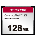 TRANSCEND CompactFlash Card CF180I, 128MB, SLC mode WD-15, Wide Temp.
