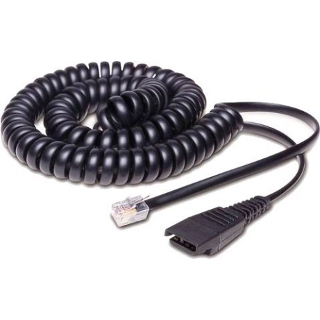 Jabra QD-RJ10, 0,5-2m, coiled