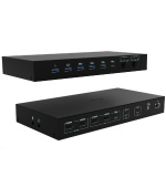 i-tec USB-C KVM Docking station for 3 Hosts, Dual Display, Power Delivery 1x 92W/2x 65W