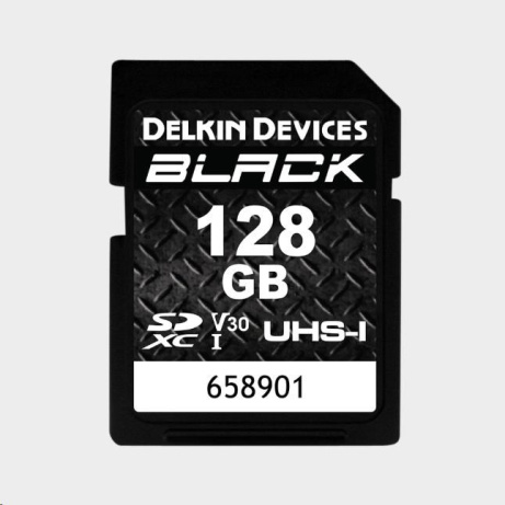 Delkin SDXC BLACK Rugged UHS-I R90/W90 (V30) 128GB