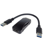 PremiumCord USB 3.0 adaptér na HDMI se zvukem, FULL HD 1080p