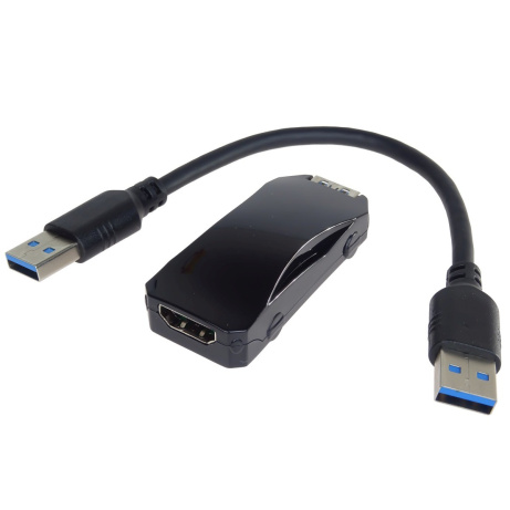 PremiumCord USB 3.0 adaptér na HDMI se zvukem, FULL HD 1080p