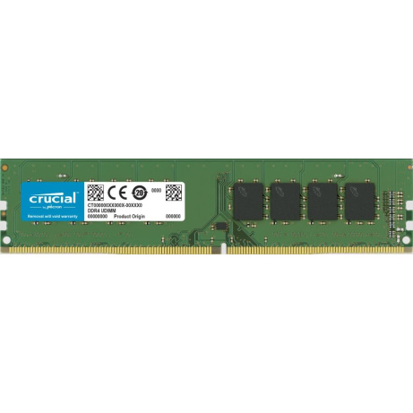 BAZAR - CRUCIAL DIMM DDR4 8GB 3200MHz CL22 - Rozbaleno (Komplet)