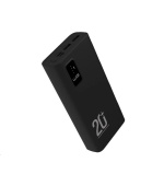 WG - Power Bank 20000 mAh, USB-C PD 20W + USB-A QC 3.0 22.5W, černá