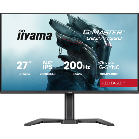 iiyama G-Master/GB2771QSU-B1/27"/IPS/QHD/200Hz/0,5ms/Černá/3R