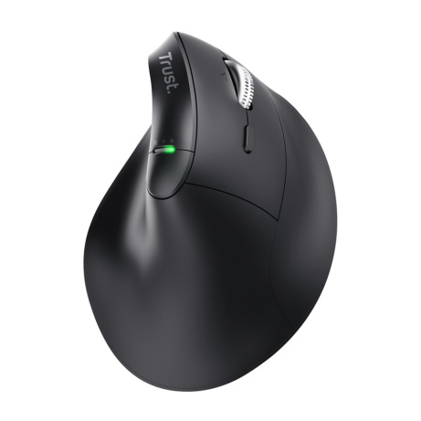Trust Vyran/Vertikální/Optická/Pro praváky/4 800 DPI/USB+BT/Černá