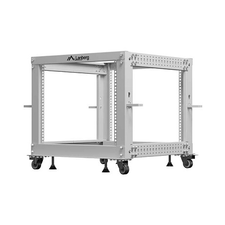 OTEVŘENÝ RACK 19" 9U 600X600-1100 NASTAVITELNÝ ŠE
