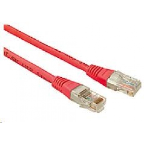 Solarix Patch kabel CAT5E UTP PVC 3m červený non-snag-proof C5E-155RD-3MB