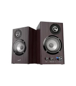 GENIUS Reproduktor SP-HF1812BT, BT, 3.5mm jack, 50W, tmavé dřevo