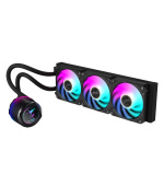 BAZAR - GIGABYTE vodní chladič AORUS WATERFORCE X II 360, 2x120mm ARGB, LCD displej, LGA1851, AM5 - Po opravě (Komplet)