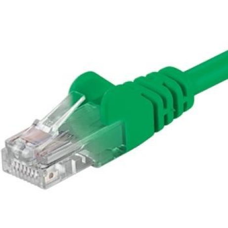 PremiumCord Patch kabel UTP RJ45-RJ45 CAT6 10m zelená