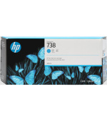 HP 738 300-ml Cyan DesignJet Ink Cartridge