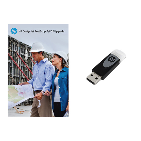 HP PostScript upgrade for customers For T790, T1300, T2300 eMFP only thru USB. Not backwards