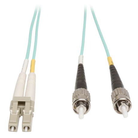 Optický patch kabel 10Gb Duplex Multimode 50/125, OM3 (LC/ST), modrá, 10m