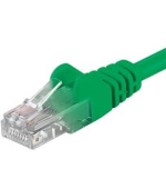 PremiumCord Patch kabel UTP RJ45-RJ45 CAT6 3m zelená