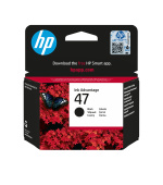 HP 47 Black Original Cartridge (1,300 pages)
