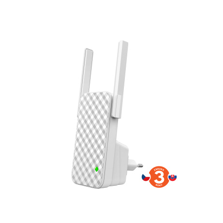 Tenda A9 - WiFi N Range Extender, opakovač 300 Mb/s, WPS, 2x 3 dBi anténa