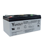 Baterie - YUVOLT Y3.2-12FR (12V; 3,2Ah; faston F1-4,7mm; životnost 3-5let)