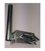 Držák antény na stožár pro NanoStation s náklonem, galvanický zinek, délka 7cm