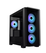 BAZAR ASUS case A23 PLUS TG ARGB, Mini Tower, průhledná bočnice, 4x120mm ARGB Fan, černá (POŠKOZENÝ OBAL)