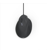 Hama vertikální ergonomická kabelová myš ECM-500L, pro leváky, černá