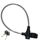 Master Lock Ocelové lanko na kolo  8269EURDPRO_65cm, průhledné