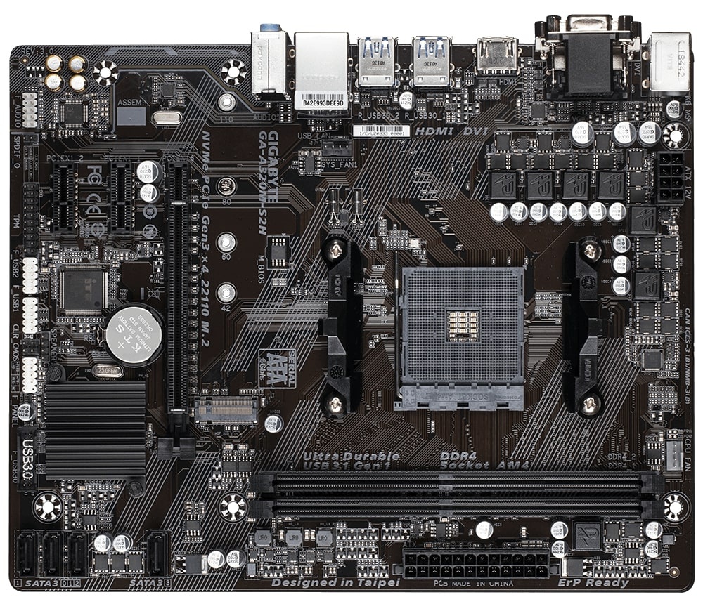 GIGABYTE A320MS2H (rev. 3.x) BOHEMIA COMPUTERS