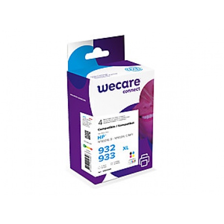 WECARE ARMOR ink sada kompatibilní s HP 932XL+933XL, C2P42AE, CMYK