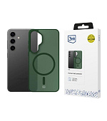3mk ochranný kryt Smoke MagCase Green pro Samsung Galaxy S24