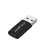 RhinoTech USB-C F na USB-A 3.0 M redukce, OTG. černá