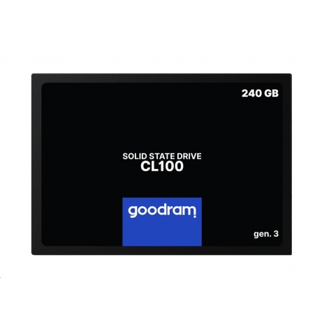 GOODRAM SSD CL100 Gen.3 240GB SATA III 7mm, 2,5" (R: 520MB/s; W 400MB/s)