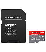 Sandisk Ultra PLUS micro SDHC karta 256GB UHS-I, V10, U1, C10, (200MB/s)