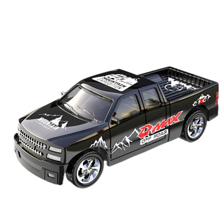 RC Pickup na vysílačku 1/64 - černá