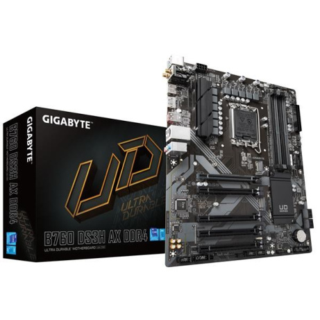 BAZAR - GIGABYTE MB Sc LGA1700 B760 DS3H AX DDR4, Intel B760, 4xDDR4, 1xDP, 1xHDMI, WI-FI - Po opravě (Komplet)