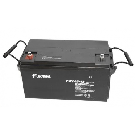 Baterie - FUKAWA FWL 65-12 (12V/65 Ah - M6), životnost 10let