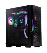 BAZAR - ADATA XPG case STARKER AIR Mid-Tower, bez zdroje, 1x 120mm + 1x 120mm ARGB, Černá, rozbaleno