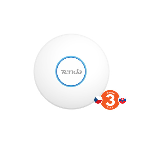 Tenda i26 WiFi6 AX1500 AP 1501 Mb/s, 1x GLAN, 12x SSID, VLAN, aktivní PoE, stěna/strop, Client + AP