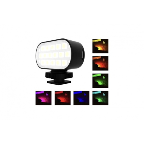 PULUZ - MINI Nastavitelné RGB LED světlo (vč. baterie)