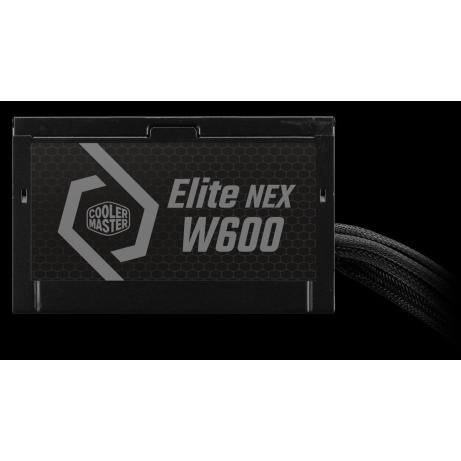 Cooler Master zdroj Elite NEX 600W 230V, 120mm, 80+ White, Mesh (opletené kabely)